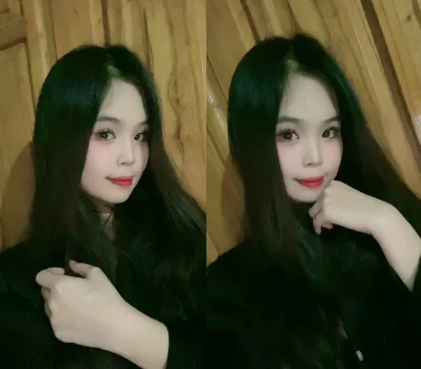 Em sinh viên banh háng nhiệt tình trong dịp nghỉ lễ